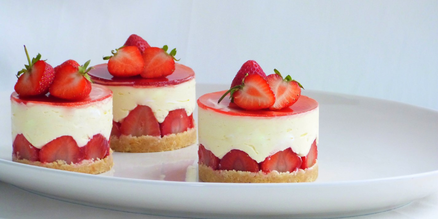 Strawberry and Elderflower Fraisiers Recipe - Great 