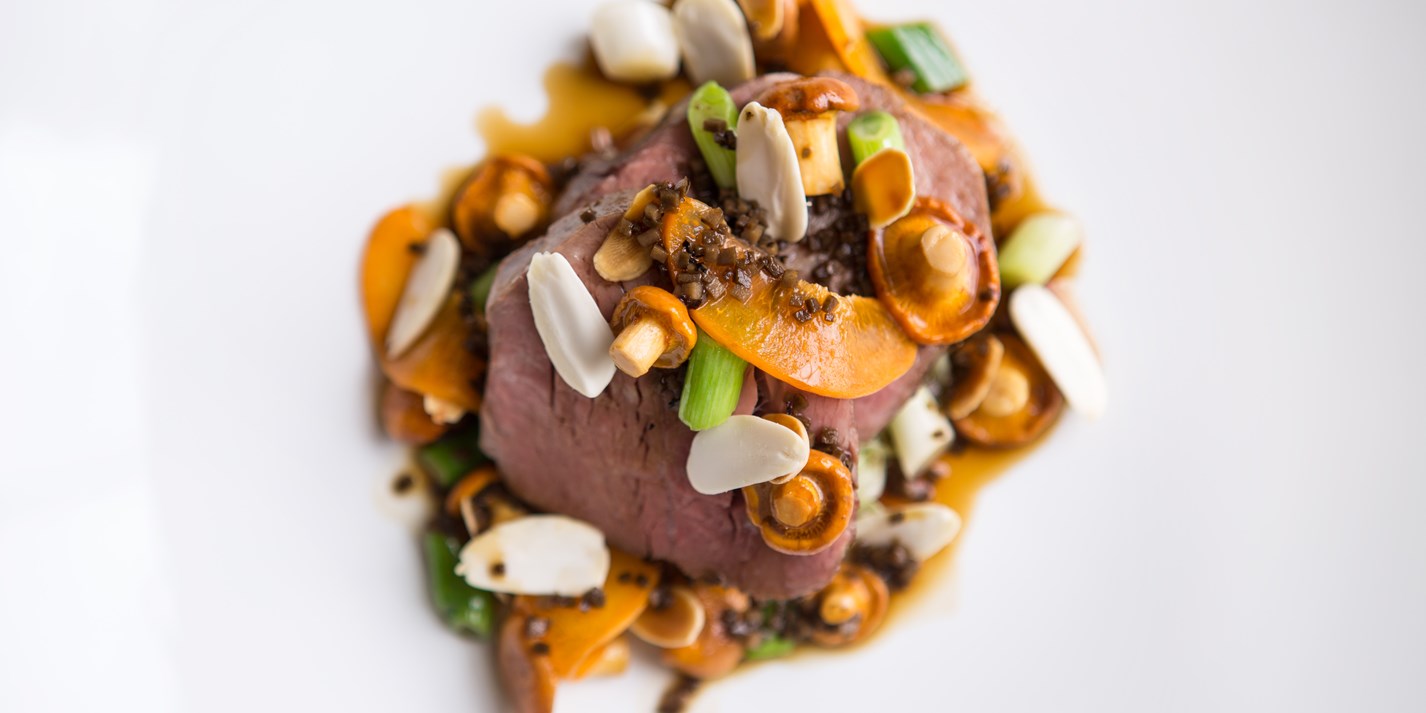 Veal and Truffle Recipe with Girolle Mushrooms Great British Chefs
