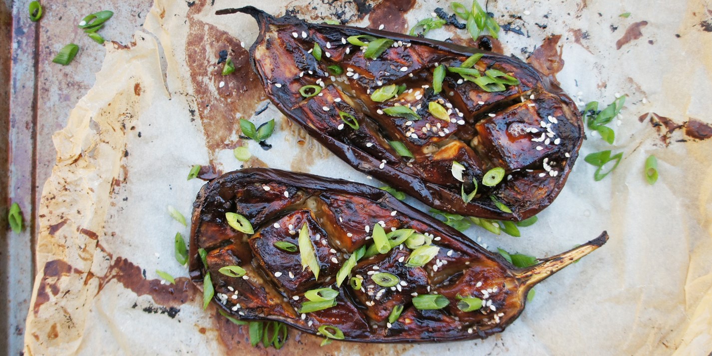 Miso and Honey Marinated Aubergine Recipe Great British Chefs