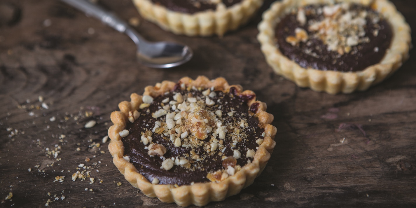Chocolate and Peanut Ganache Tartelette Recipe Great British Chefs