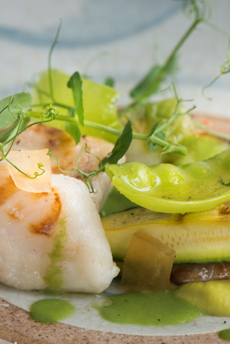Pan-Fried Cod Recipe with Broad Bean Purée - Great Italian Chefs
