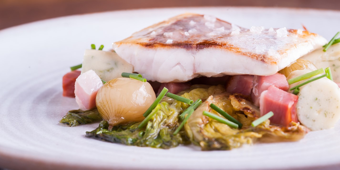 Sous Vide Sea Bass Recipe with Gnocchi Great British Chefs