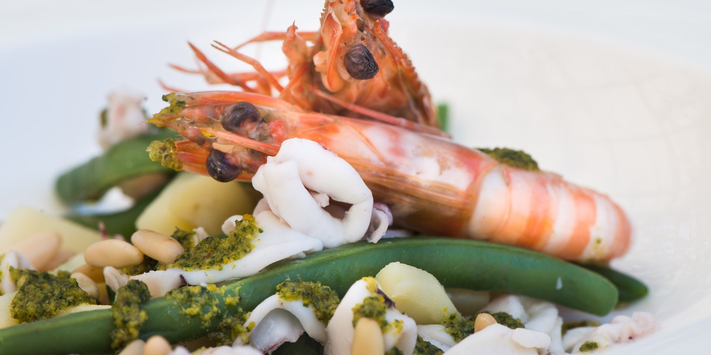 Squid and King Prawn Recipe - Great Italian Chefs