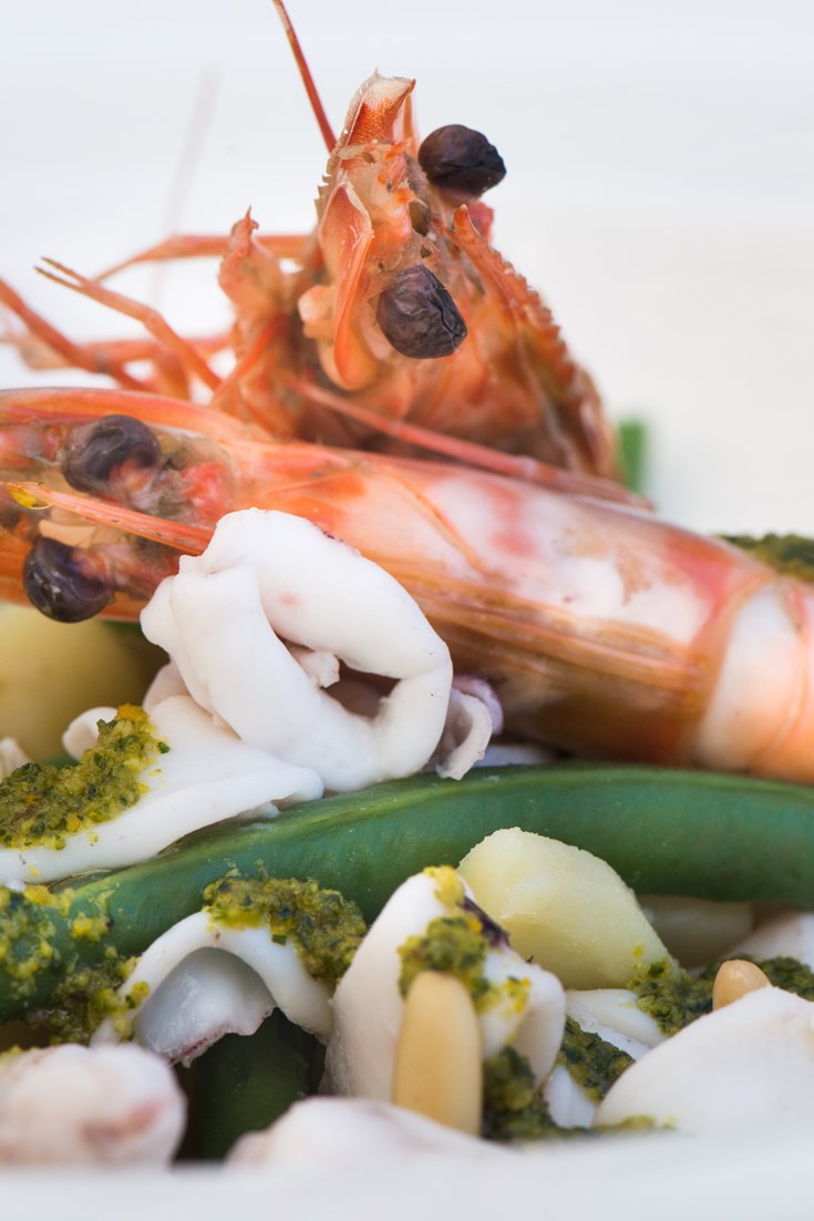 Squid and King Prawn Recipe - Great Italian Chefs