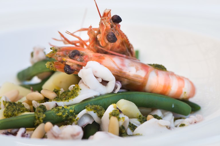 Squid and King Prawn Recipe - Great Italian Chefs