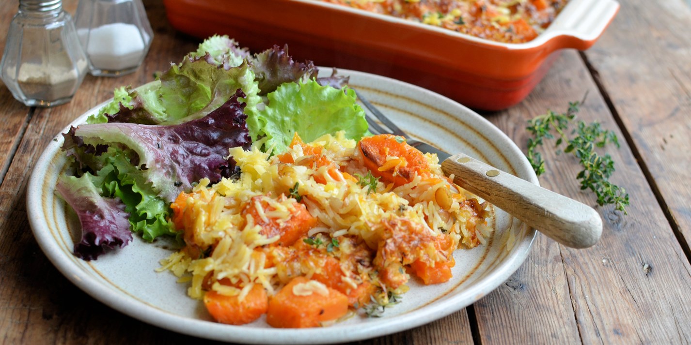 Easy Rice Bake Recipe With Cheese and Pumpkin Great British Chefs