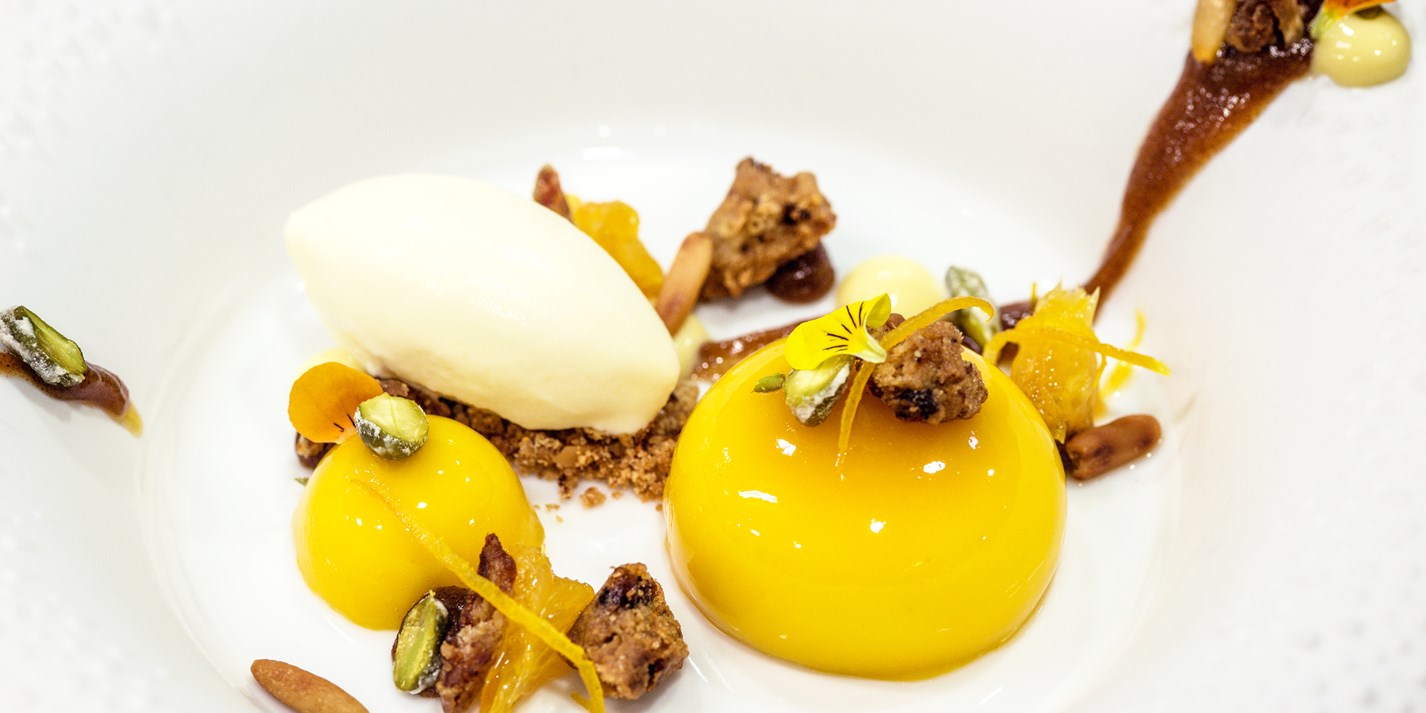 Saffron, Date and Orange Dessert Recipe Great British Chefs
