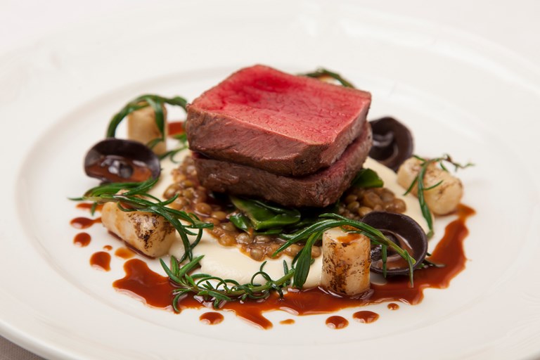 Fallow Venison, Salted Baked Celeriac and Chocolate Tortellini Great