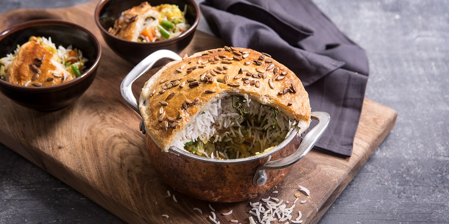 Vegetable Biryani Pie Recipe Great British Chefs