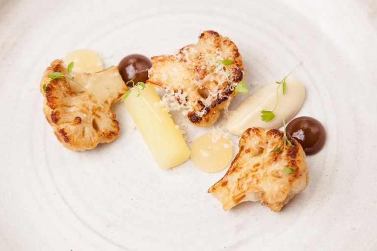 Sous Vide Cauliflower Cheese Starter Recipe Great British Chefs