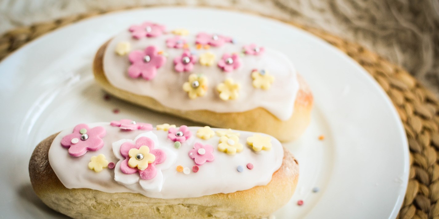 Easy Iced Bun Recipe Great British Chefs