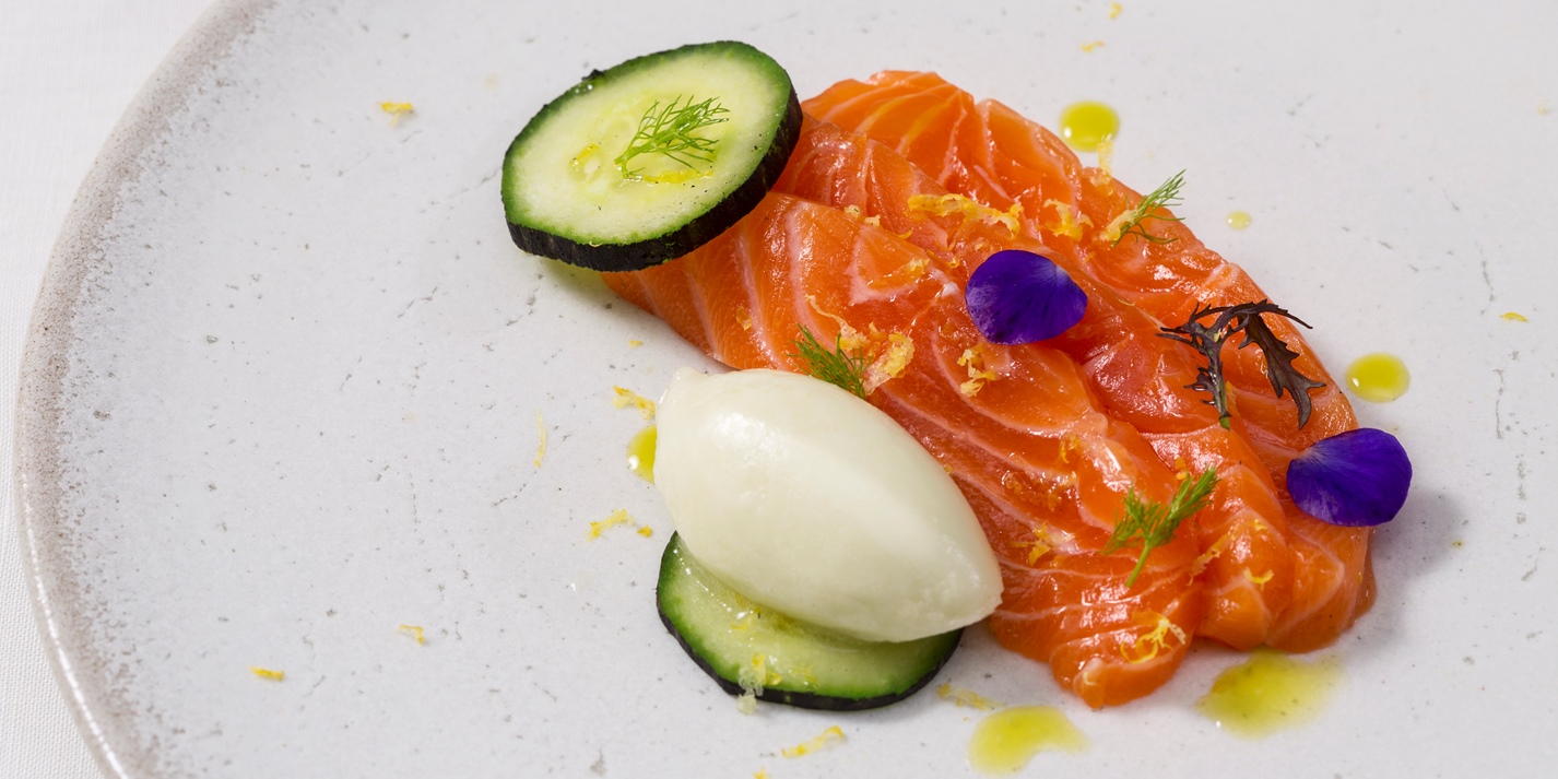 Cured Salmon Recipe with Pickled Cucumber Great British Chefs