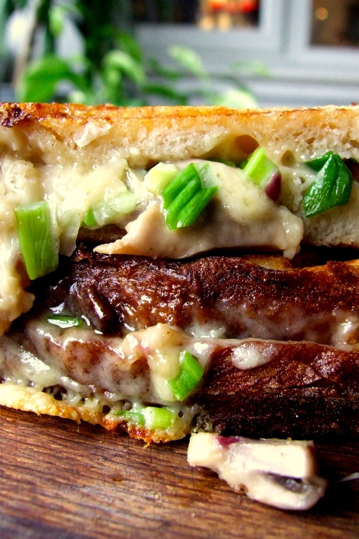 Garlic Mushroom Toastie Recipe Great British Chefs