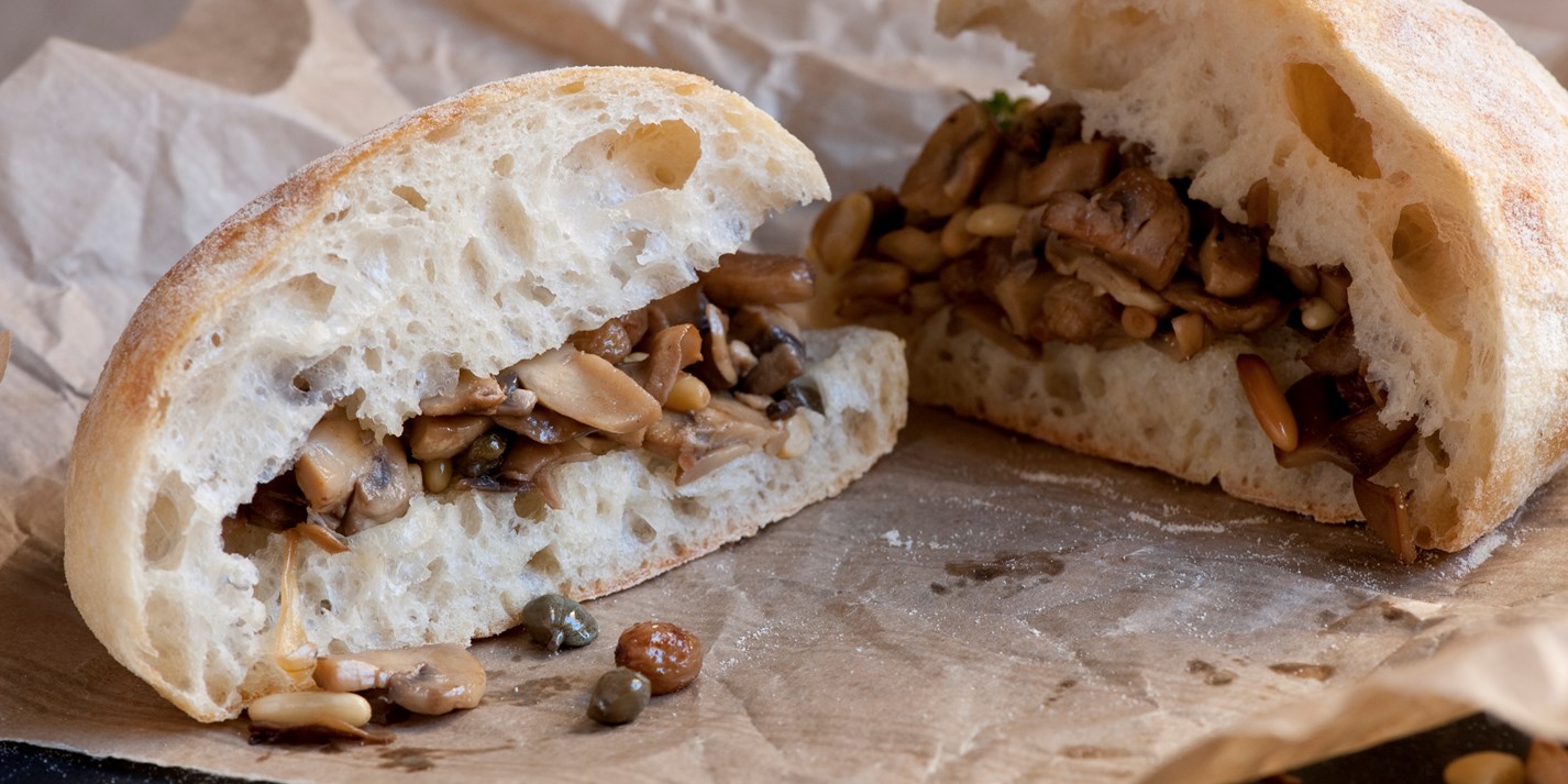 Vegetarian Mushroom Sandwich Recipe Great Italian Chefs