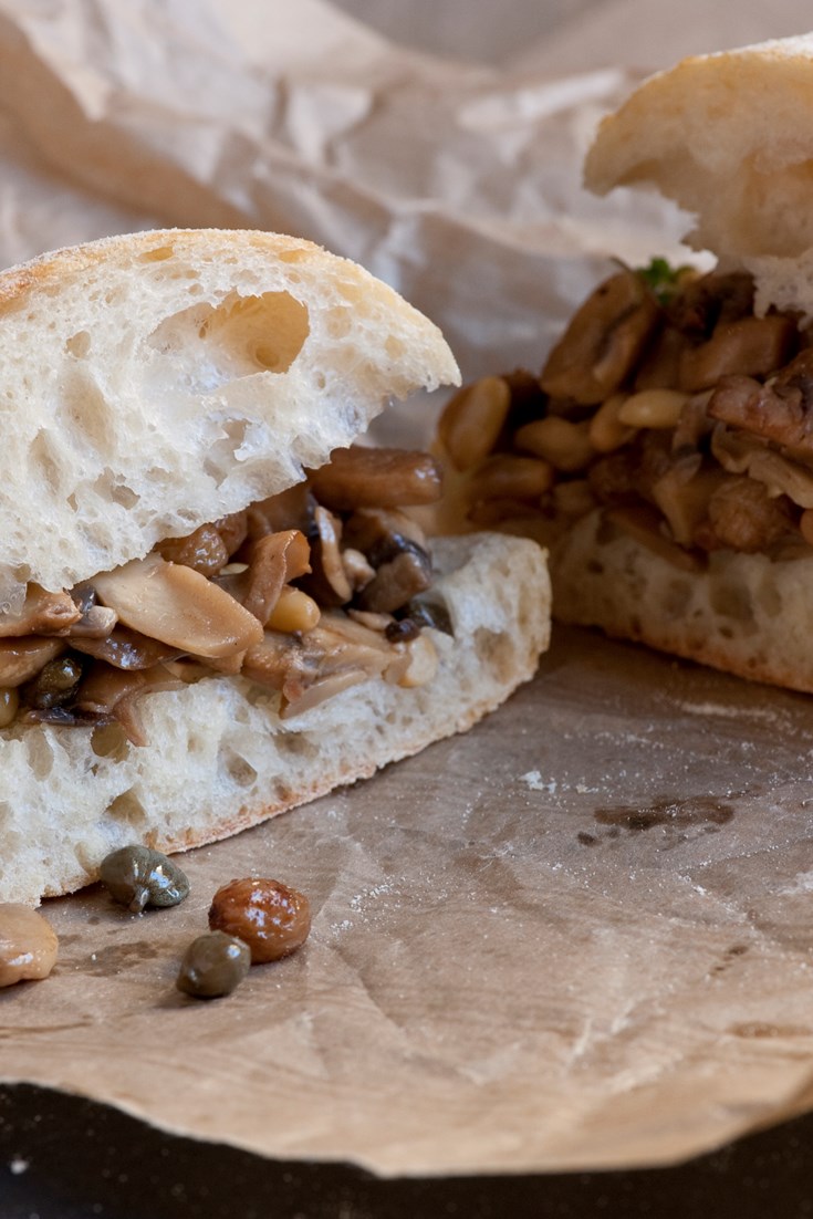 Vegetarian Mushroom Sandwich Recipe Great Italian Chefs