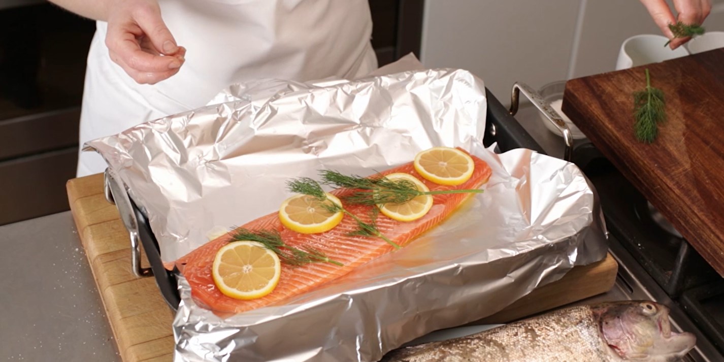 How to Bake Trout Video Great British Chefs