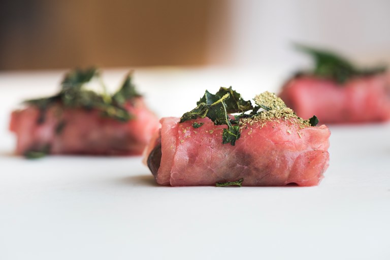 Beef Carpaccio Canapé Recipe Great Italian Chefs