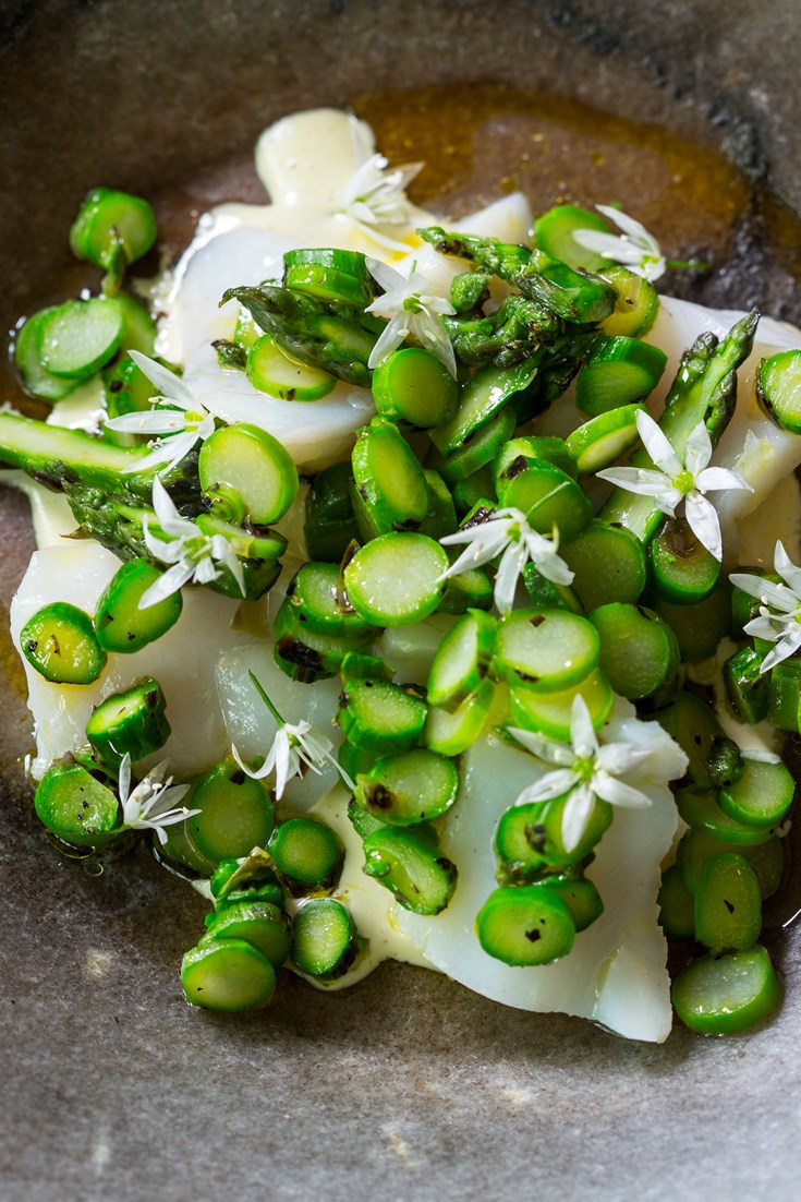 Cod With Wild Garlic Miso Recipe - Great British Chefs