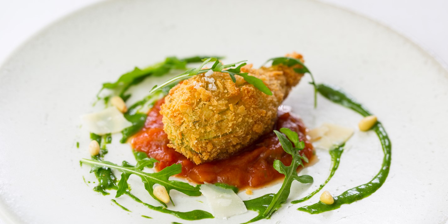 Crispy Stuffed Courgette Flowers Recipe Great British Chefs