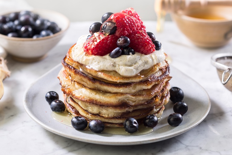 The Perfect Banana Pancakes Recipe Great British Chefs