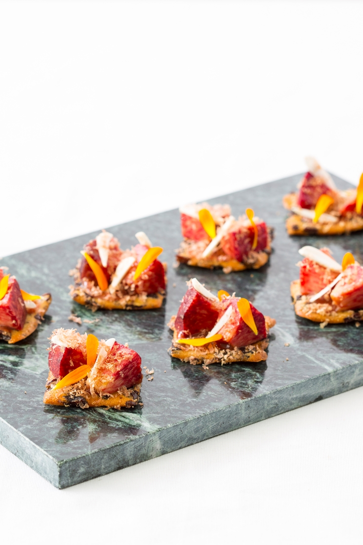 Garibaldi Biscuit Canapé Recipe Great British Chefs