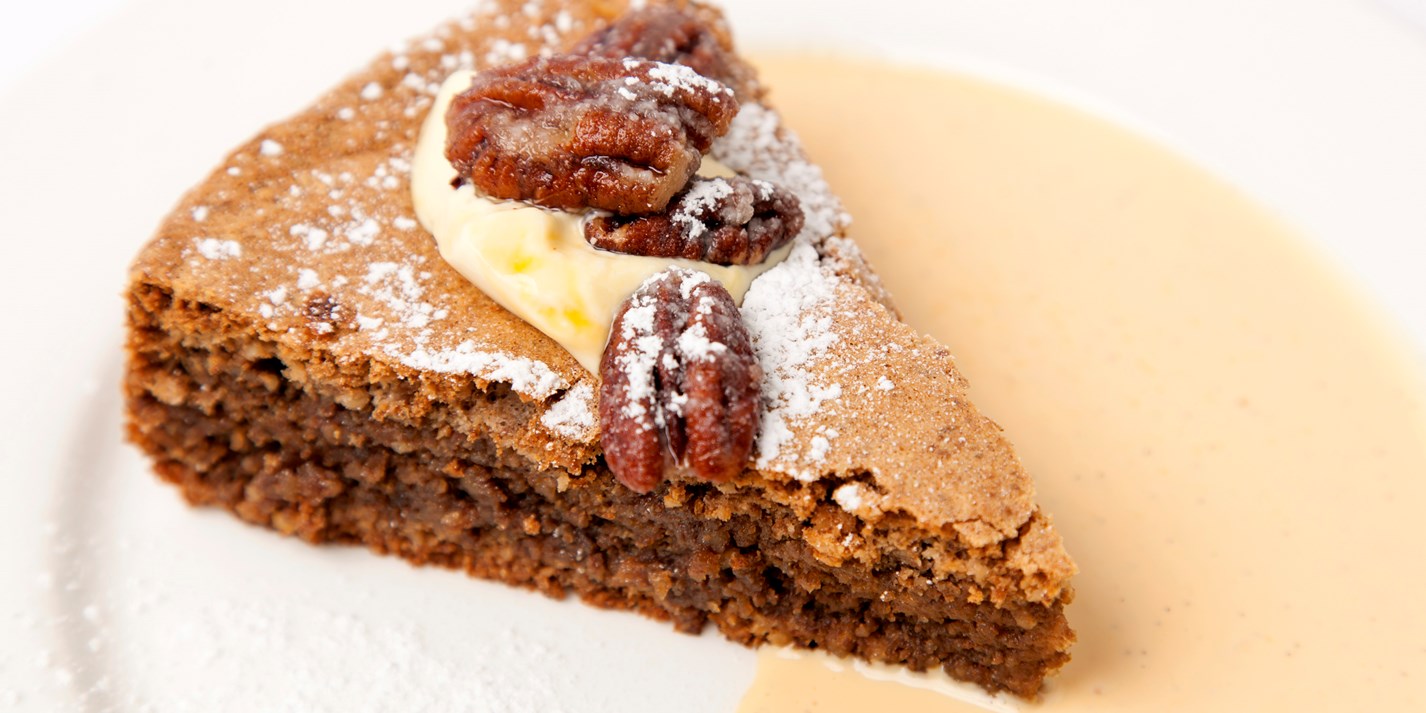 Walnut Cake Recipe with Pecans and Cream - Great British Chefs