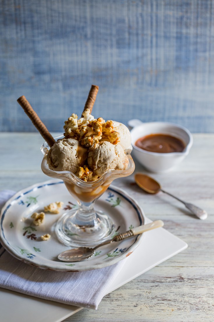 Salted Caramel Ice Cream Sundae Recipe - Great British Chefs