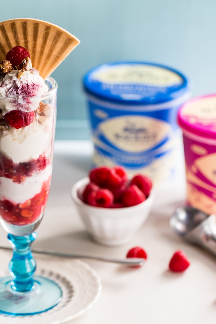 Raspberry Ice Cream Sundae Recipe Great British Chefs 