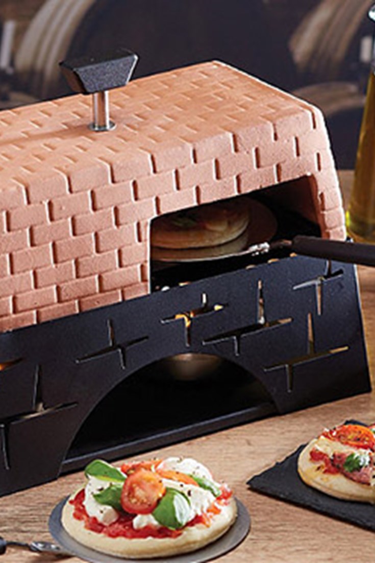 Win one of three mini tabletop pizza ovens Great Italian Chefs