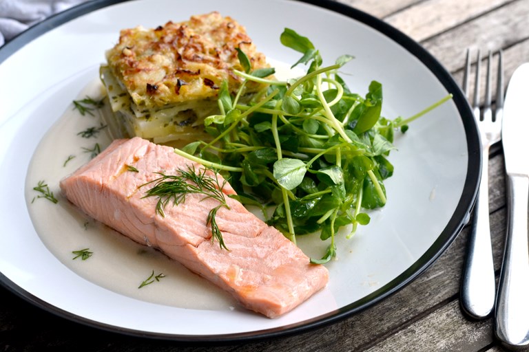 Poached Salmon Fillet Recipe Great British Chefs
