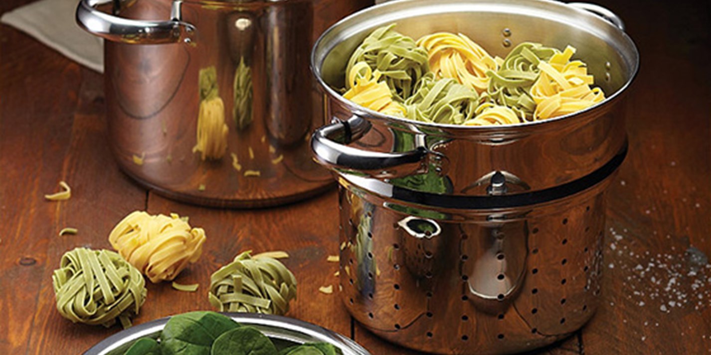 Win a World of Flavours pasta cooker and steamer Great Italian Chefs