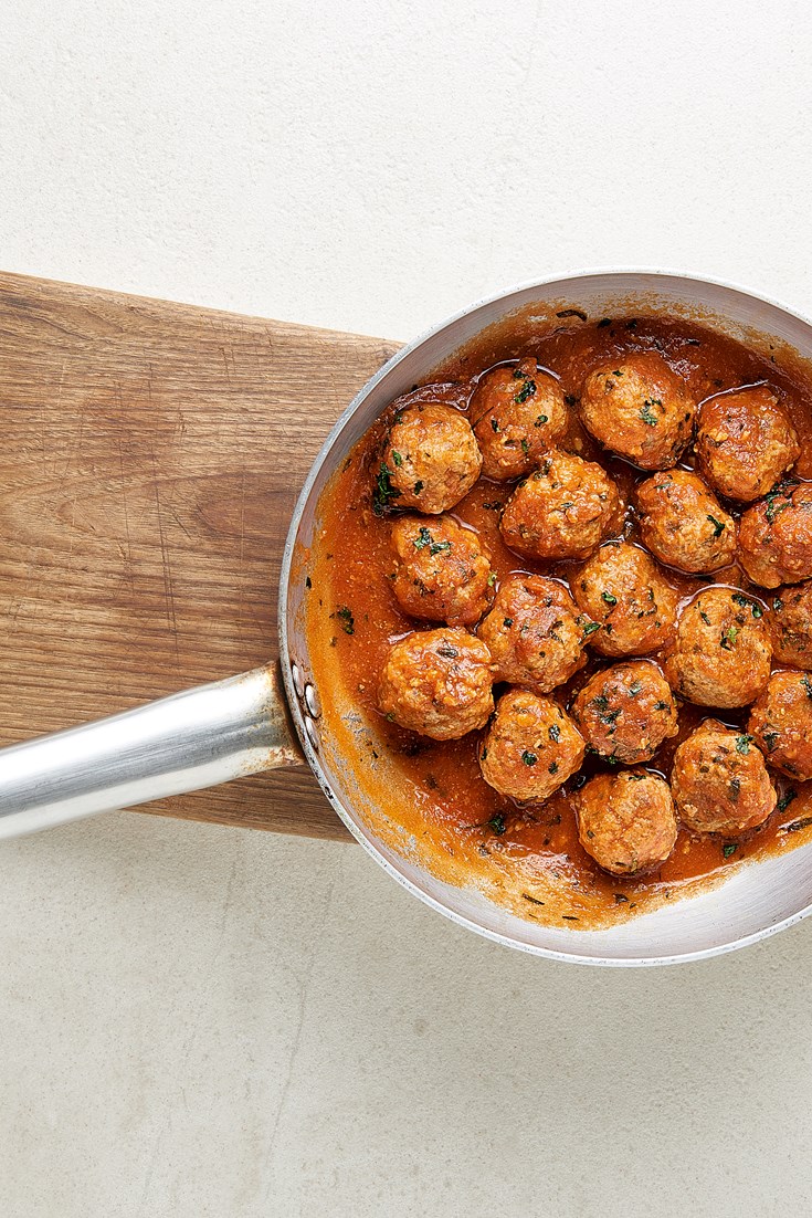 Italian Meatballs with Tomato Sauce Recipe - Great Italian Chefs