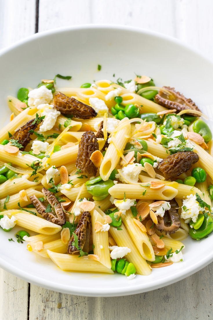 Morel and Broad Bean Pasta Recipe Great British Chefs