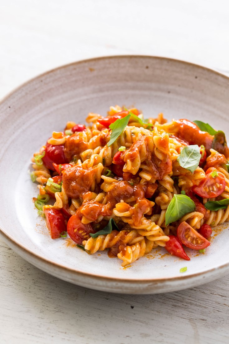 Fusilli with Pesto Rosso Recipe - Great British Chefs
