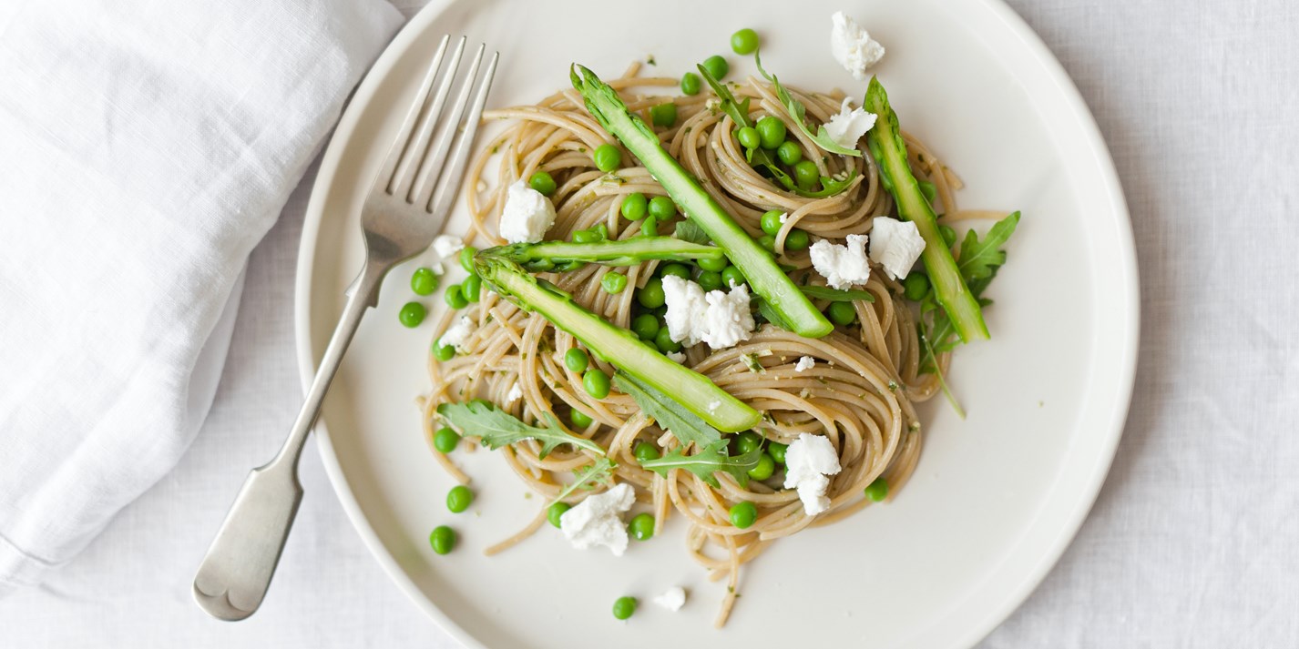 Asparagus Spaghetti Recipe Great British Chefs