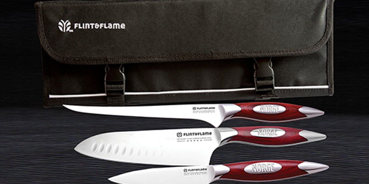 Win a personalised Flint & Flame seafood knife collection worth over £400 Great British Chefs