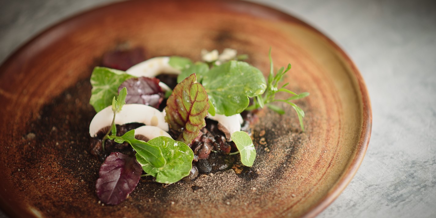 Venison Tartare with Mushroom Recipe Great British Chefs
