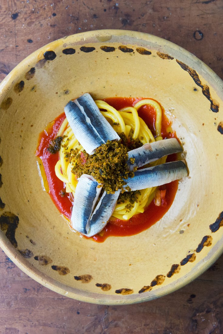 Spaghetti with Sardines Recipe Great Italian Chefs