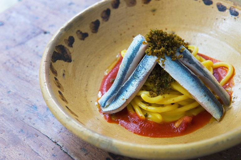 Spaghetti with Sardines Recipe Great Italian Chefs