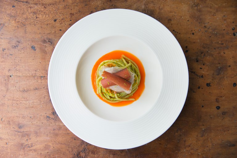 Spaghetti with Bottarga Sauce Recipe - Great Italian Chefs