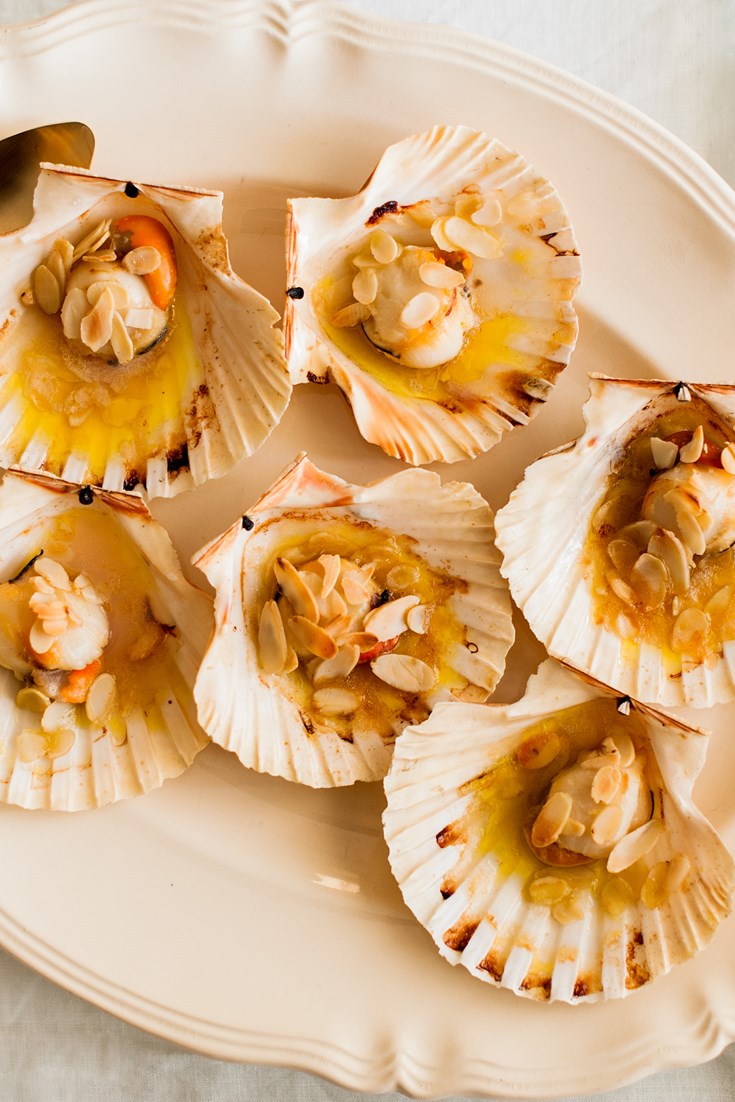 Baked Scallop Recipe with Orange - Great Italian Chefs