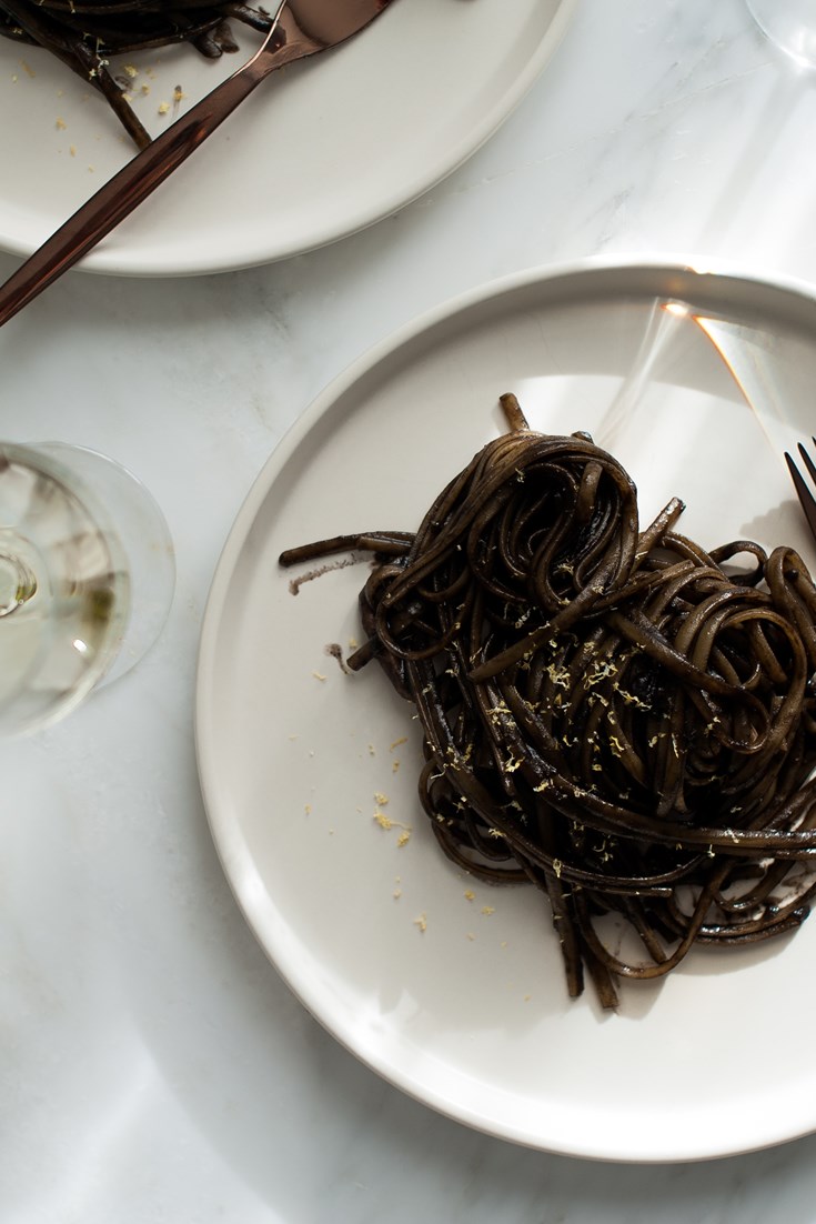 Squid Ink Linguine Recipe - Great Italian Chefs