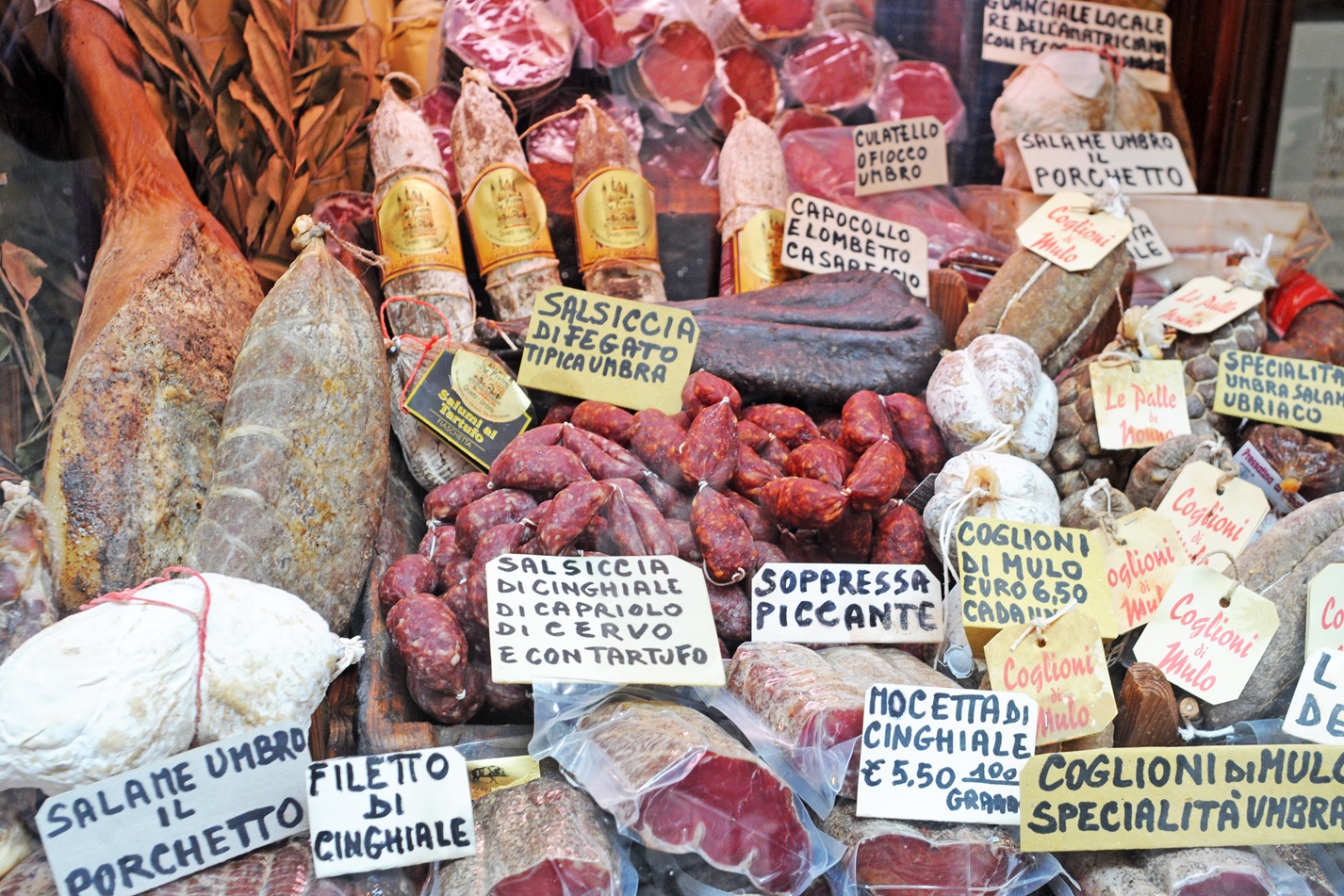 Umbriaâ€™s most famous cured meats