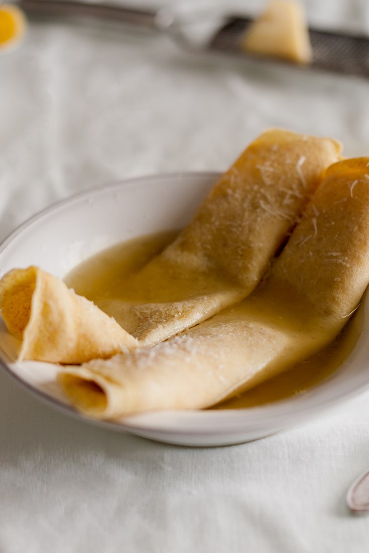 Crespelle in Brodo Recipe - Great Italian Chefs
