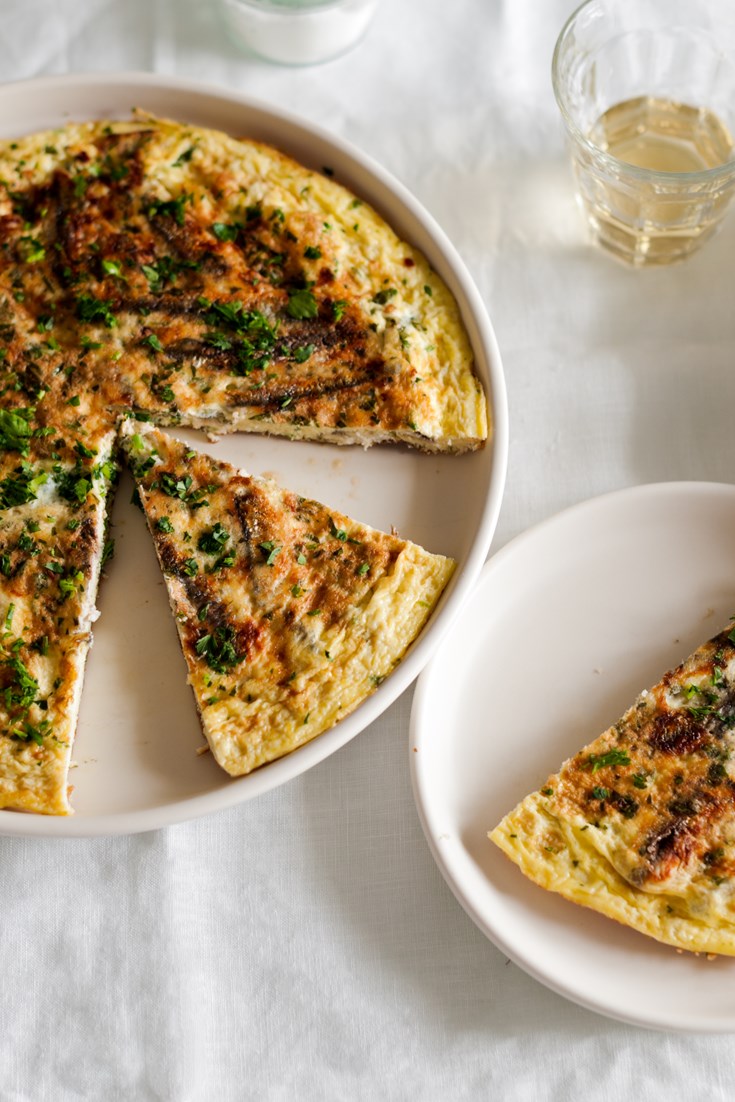 Frittata di Alici Recipe Anchovy Frittata - Great Italian Chefs