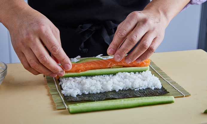 Salmon Futomaki Recipe - Great British Chefs