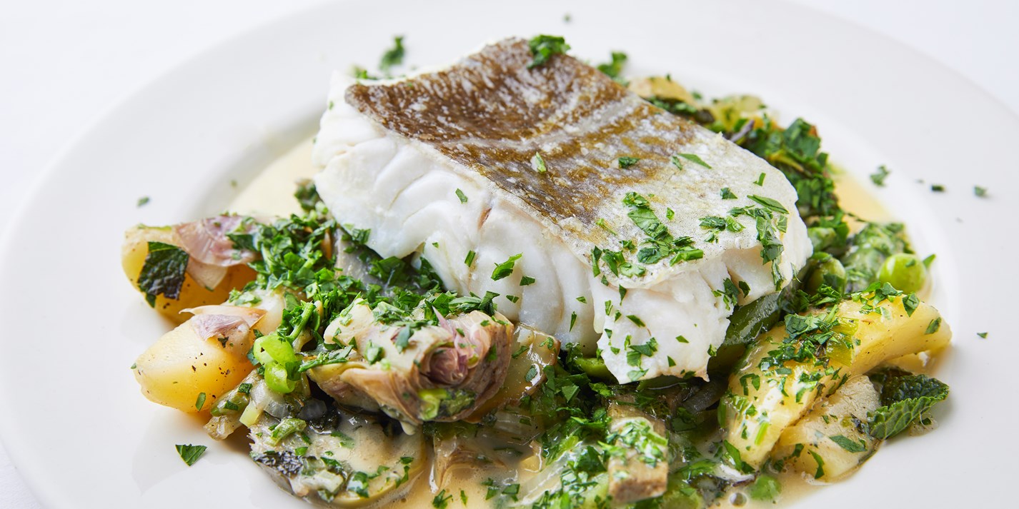 Cod Recipe with Spring Vegetables Great British Chefs