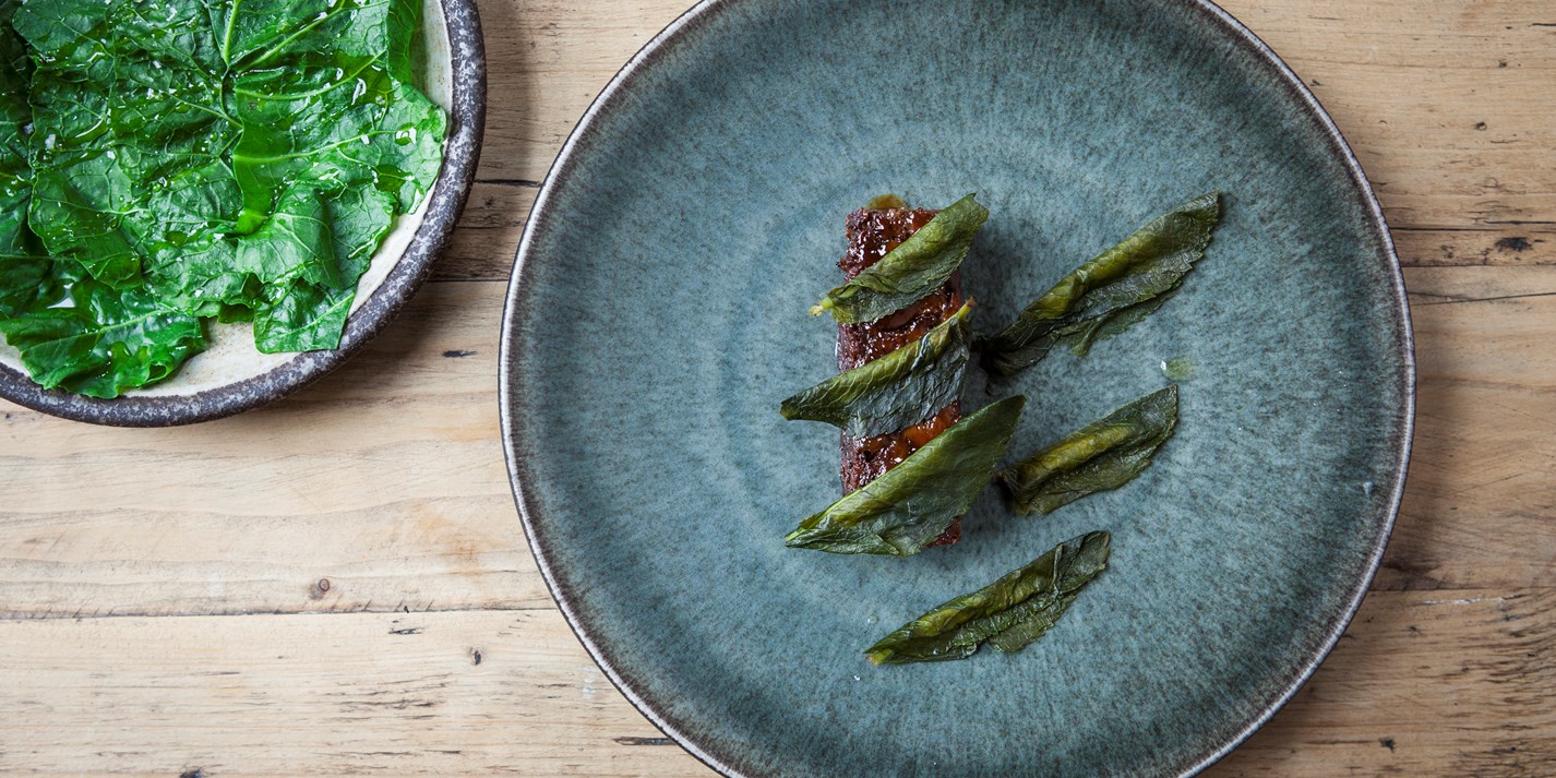 Pressed Lamb Shoulder Recipe with Fermented Mint Great British Chefs