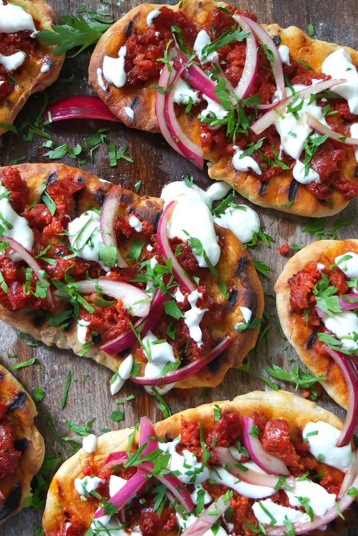Chorizo Flatbreads Recipe Great British Chefs