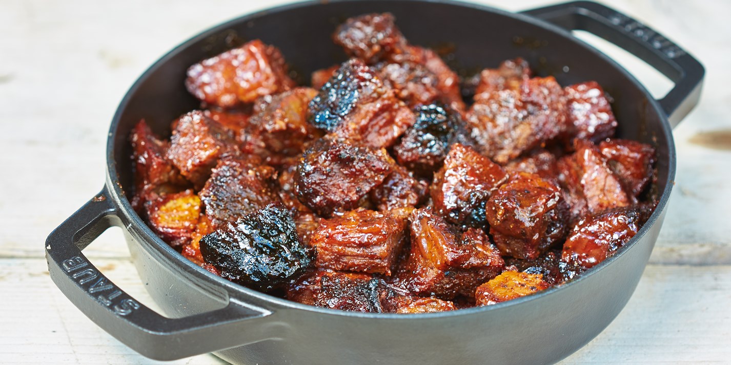 Burnt Ends with Kansas Barbecue Sauce Recipe Great British Chefs